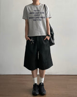 Prit Crop Printing Short Sleeve Tee 3C