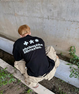 MM SYMBOL LOGO LONG SLEEVE T(BLACK)