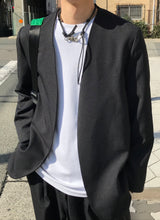 バランス襟なしジャケット