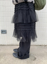 ガヒットコットンブーツカットパンツ