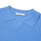 LMN Romal Air Cool Bali Open Collar V-Neck Short Sleeve Knitwear (10 colors)