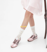 WE FLOWER Trendy New Baguette German Training Shoes, Versatile, Comfortable and Lightweight - Barbie Pink