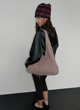 Jeanne Knit Shoulder Bag_Pink