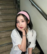[ITZY Ryujin/Wooah Sora/Bad villain Kelly] Simple thick silver ball chain bracelet