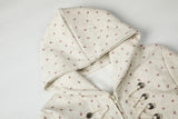 Elvia Floral Corset Hoodie Zip-up