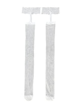 lace ribbon garter stocking (2color)