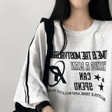 I-リングボクシーフィットトラックライン半袖Tシャツ