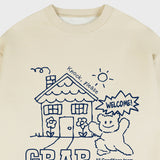 [UNISEX]スウィートホームマントゥマン