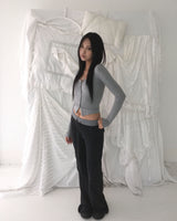 Etto boots cut pants