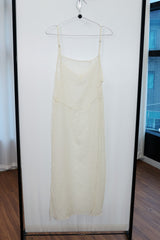 ファイン パターンド メッシュドレス (Ivory)