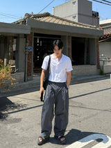 ルアスラブヘンリーネックショートスリーブTシャツ