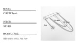 a men's pin brooch_CLEF W Brooch