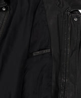 WASHED FAUX LEATHER BLOUSON