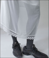 Mirr see through long skirt