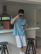 Lion Stripe Half Shirt