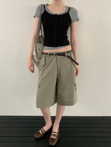 [ORIGINAL] Bonnet Button Sleeveless