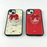 レッドビッグリボンMagsafeスマートトック