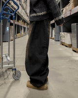 Blon brown teen balloon denim