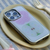 [MADE] cotton apple silver bumper case