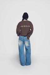 24FW ベーシックロゴラベルポイントビーニー ブラック