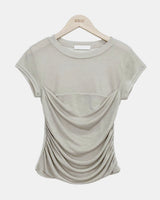 Bonir Side Shirring Short-Sleeve T-Shirt