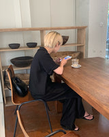 tancel blouse (black)