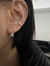 [925silver] coil earcuff
