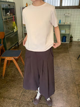 [unisex] アヒンピンテックバンディングバミューダパンツ