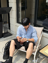 One four peaked stripe shirt