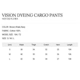 VISION DYEING CARGO PANT'S