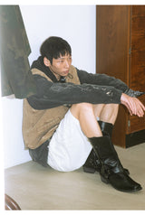 ハードキャンバスウエスタンベスト [ BEIGE ]