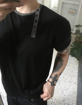 No.1735 ringer HN half T (4color)