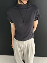 402 / ナチュラルハーフネックTシャツ