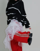 Hayley Cancanシースルーレースロングスカート