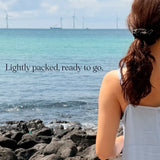 Eco-Friendly Ocean Black Scrunchie 
