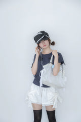 ビッグ リボン パンツ(WHITE)