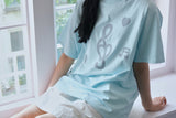 メロディーTシャツ - スカイブルー