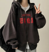 1995 Vintage Balloon Hoodie Zip-Up