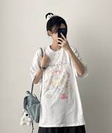 3st Digital Printed Short Sleeve T-Shirt #TeddyBear #Ballerina #Ribbon