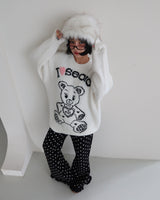 Dot Dot Dot ニットブーツカットパンツ