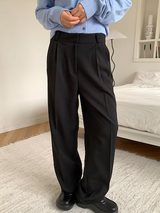 All day semi wide slacks(3color)