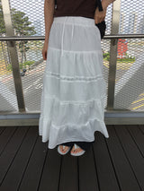 Side slit long skirt (1color)