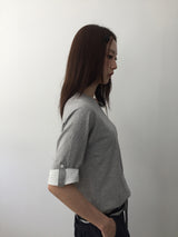 Bta ロールアップ 3/4 スリーブTシャツ(2color)
