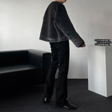 MG mink puffer tweed reversible jacket (2 colors)