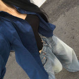 [High density fabric] ブリテンボキシーフィットオータムコットンシャツ
