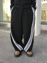 Bant Diagonal Track Wide Sweatpants 3C
