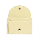 DOT Slim Pocket Mini Coin Transportation Card Wallet pale lemon