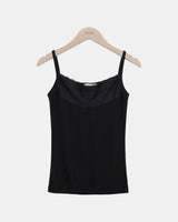 Pnel Lace Strap Sleeveless Top