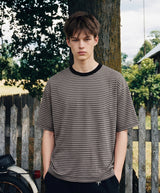 26SS★ ジョージテクールボーダー半袖Tシャツ