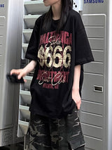 666ヴィンテージナンバーTシャツ